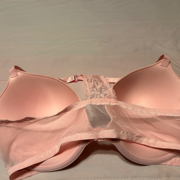 Victoria's Secret Push Up Pink Front Closure 42D Bra - Picture 2 of 5